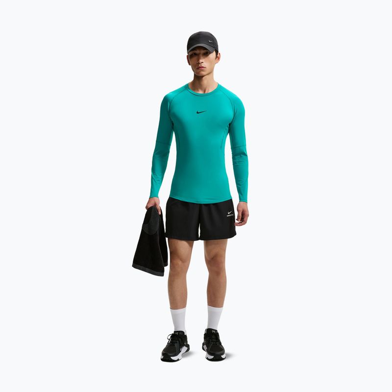 Мъжка блуза с дълъг ръкав за  тренировка Nike Pro Dri-Fit Tight Fitness energy/black 2