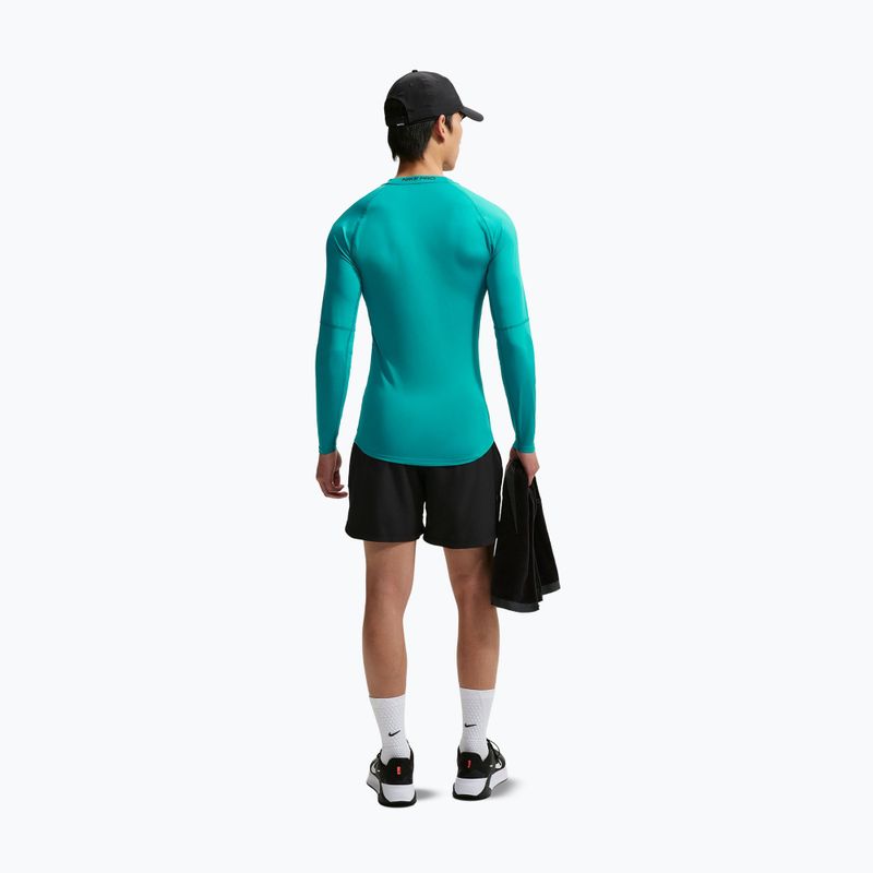 Мъжка блуза с дълъг ръкав за  тренировка Nike Pro Dri-Fit Tight Fitness energy/black 3