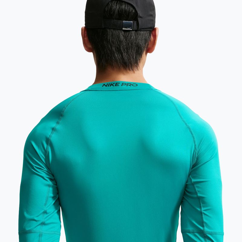 Мъжка блуза с дълъг ръкав за  тренировка Nike Pro Dri-Fit Tight Fitness energy/black 5