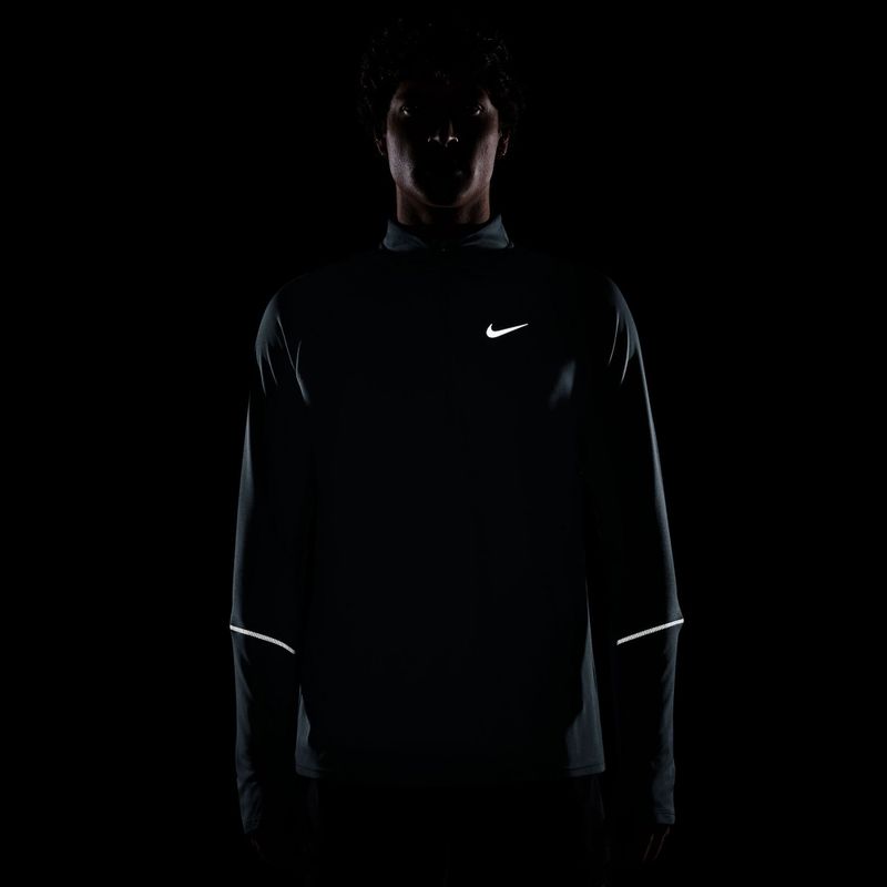Мъжки суитшърт за бягане Nike Miler Dri-Fit UV 1/2 Zip smokey blue 4