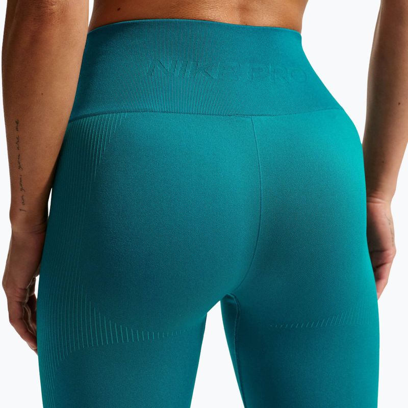 Дамски клин Nike Pro Seamless High-Waisted 7/8 bright spruce 6