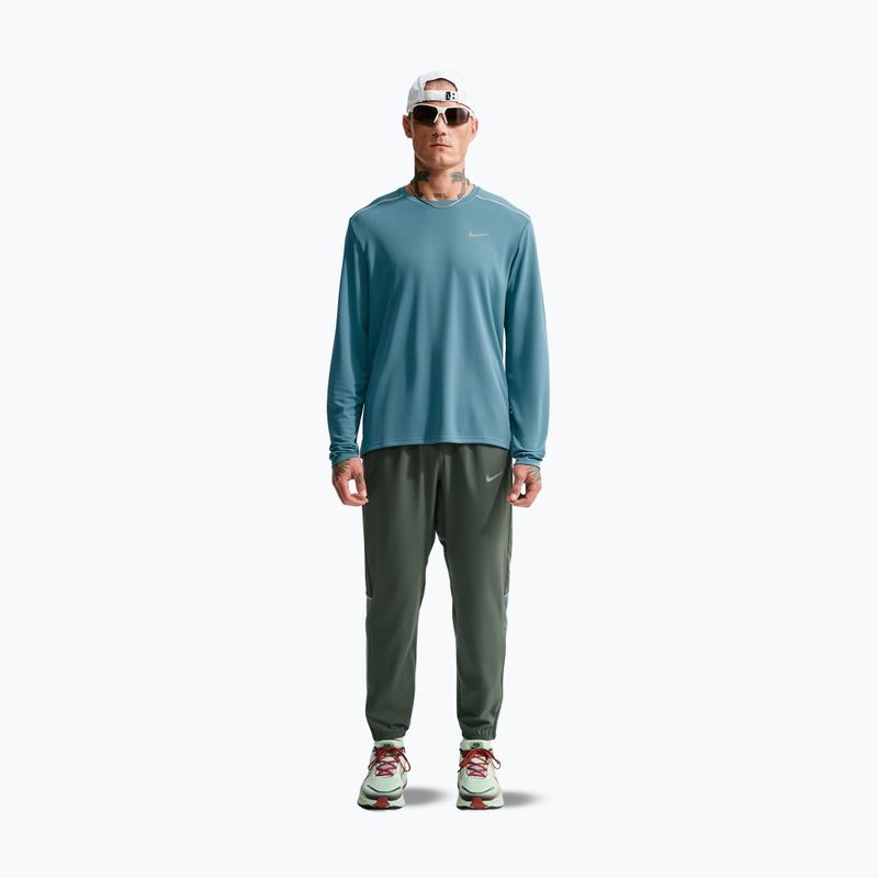 Мъжка блуза за бягане с дълъг ръкав Nike Miler Dri-Fit UV smokey blue 2