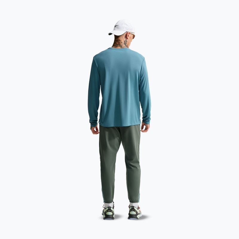 Мъжка блуза за бягане с дълъг ръкав Nike Miler Dri-Fit UV smokey blue 3