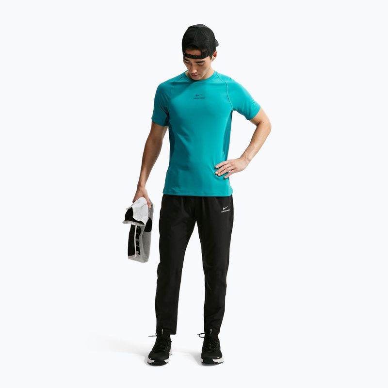Мъжка тренировъчна тениска Nike Pro Training Dri-Fit energy/bright spruce/bright spruce 2