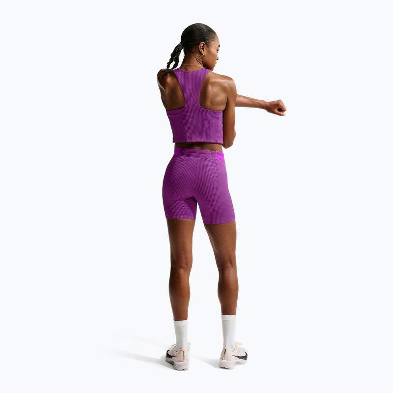 Дамска тениска за бягане Nike AeroSwift vivid purple/purple pulse 3