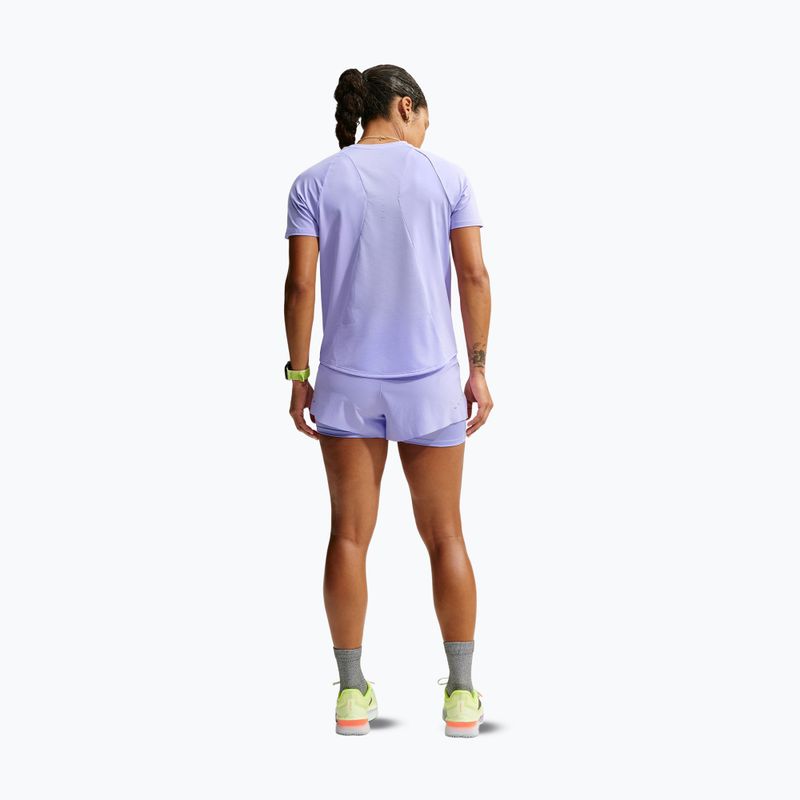 Дамски шорти за бягане Nike Swift Mid-Rise 2in1 purple pulse 3