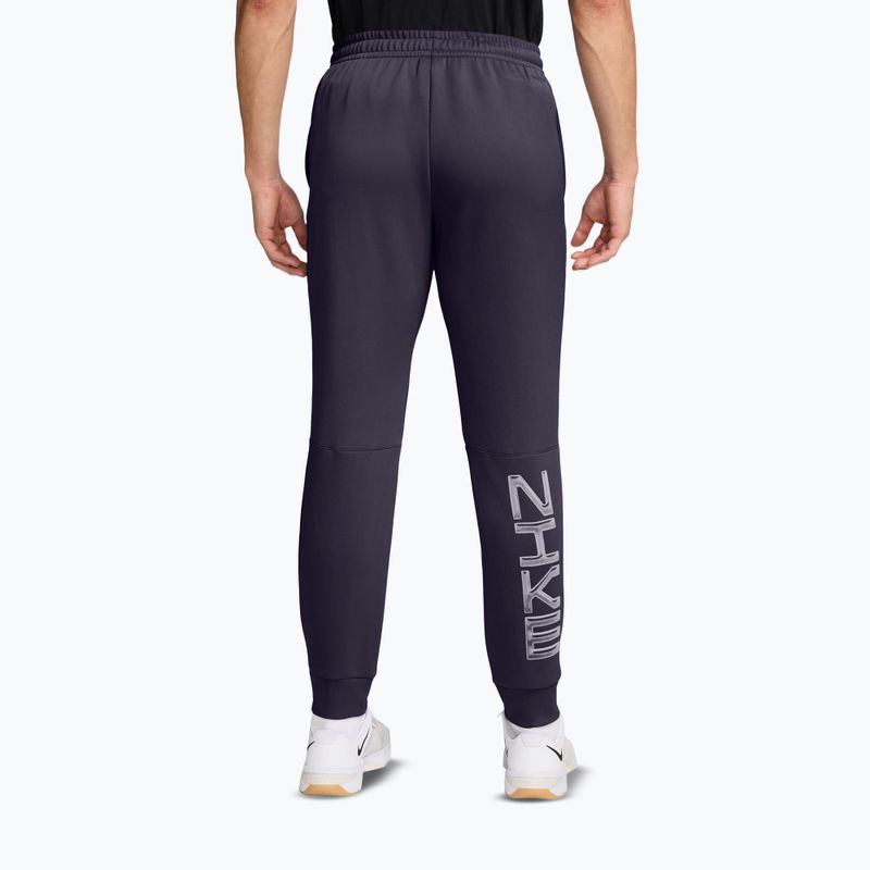Мъжки панталони за бягане Nike Flex Dri-Fit UV Fleece purple dynasty/white 2