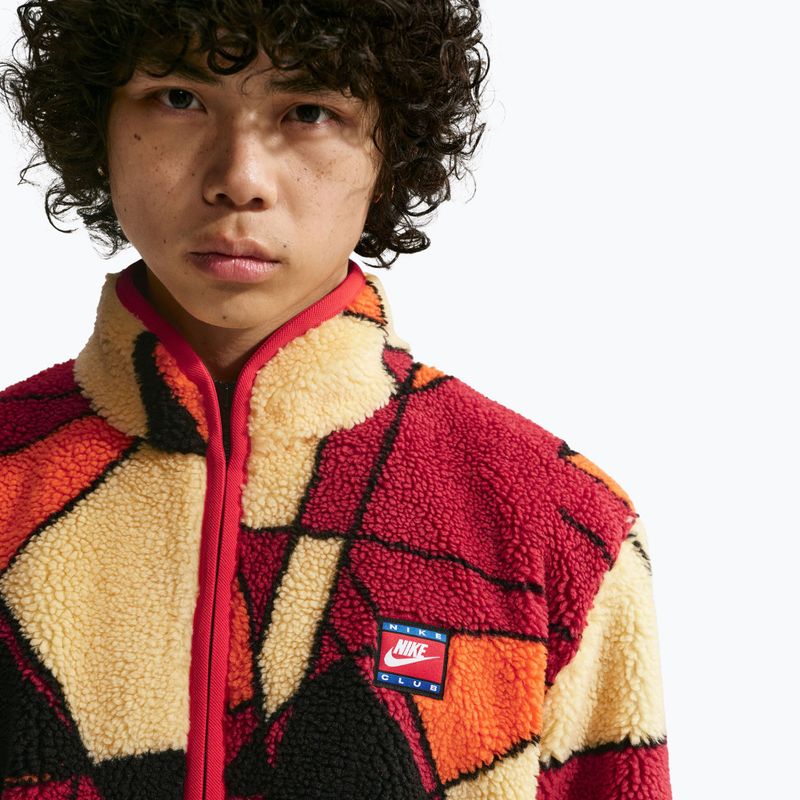 Мъжко яке Nike Club Winterized Full-Zip university red/soft yellow/black 5