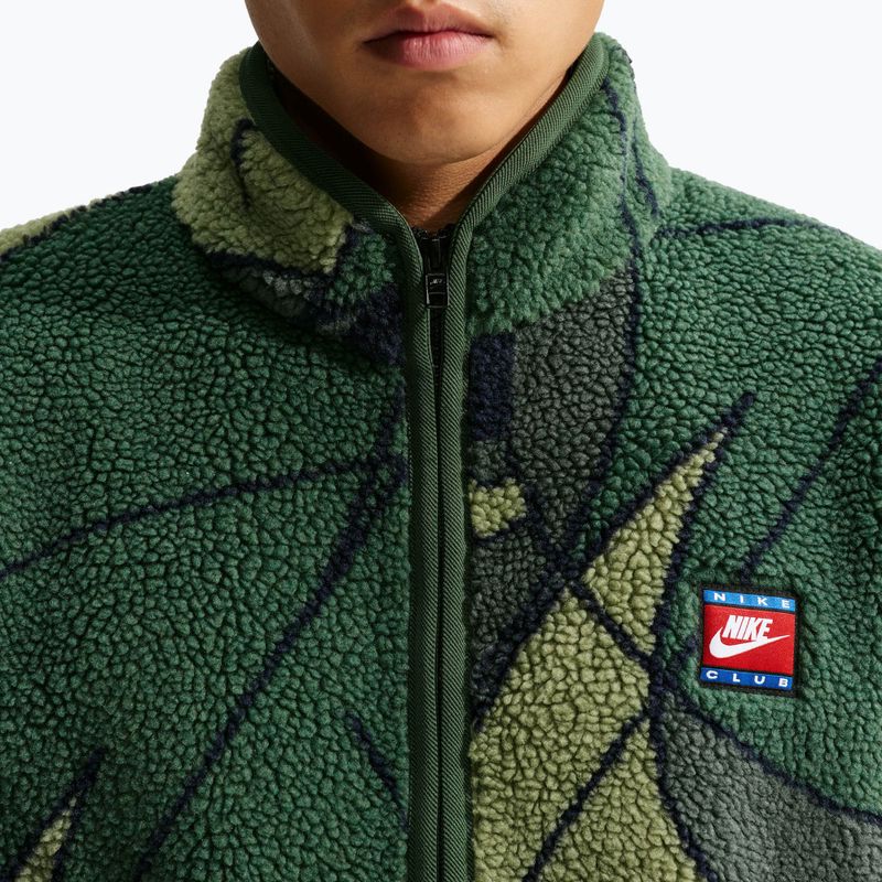 Мъжко яке Nike Club Winterized Full-Zip fir/light smoke grey 5