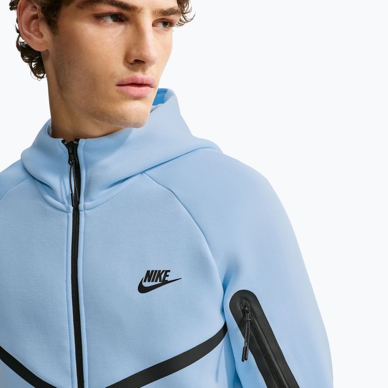 Мъжки суитшърт Nike Tech Windrunner Full Zip ice blue/black 5