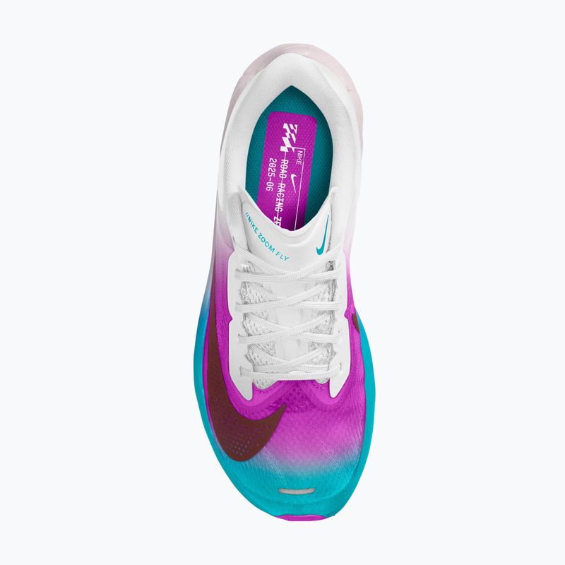 Дамски обувки за бягане Nike Zoom Fly 6 white/vivid purple/energy/mystic dates 4