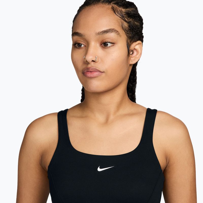 Дамски спортен сутиен Nike One black/white 3