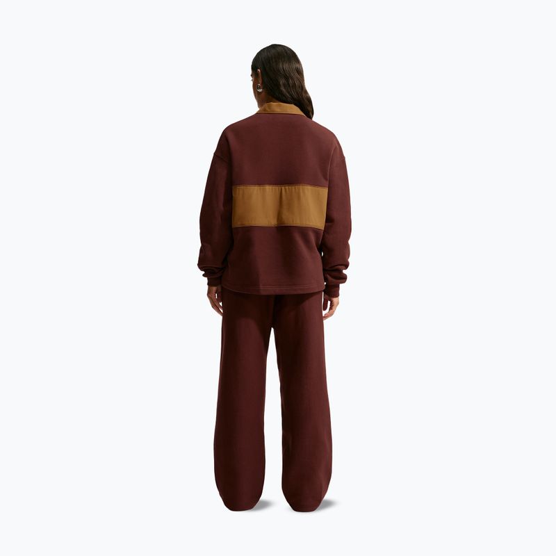 Дамски суитшърт Nike Studio Fleece Medium Weight mystic dates/light british tan/sail 3