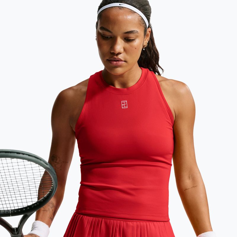 Детска тениска за тенис Nike Court Advantage university red/white 4