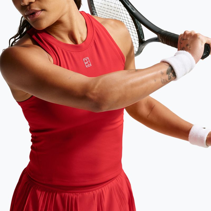 Детска тениска за тенис Nike Court Advantage university red/white 6