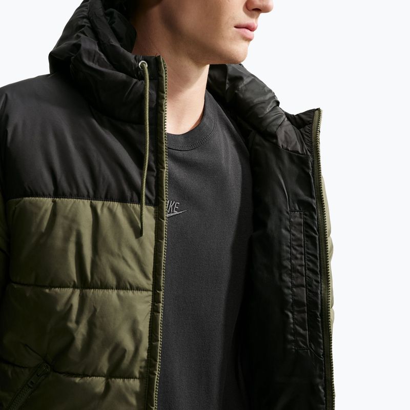 Мъжко ватирано яке Nike Sportswear PrimaLoft® medium olive/black/white 7