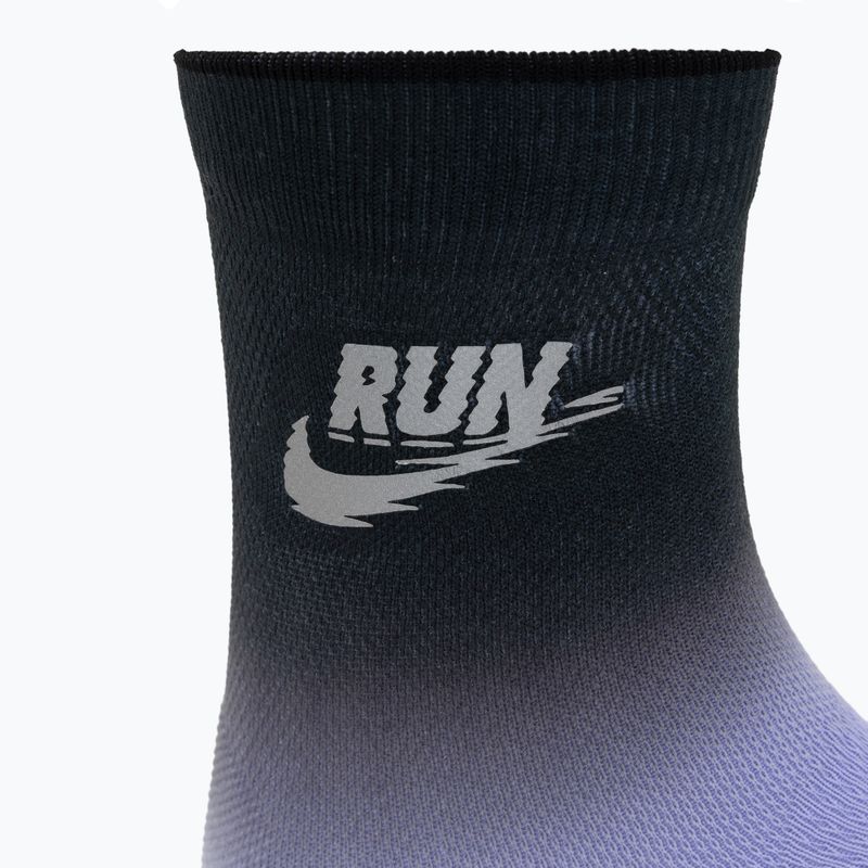 Чорапи Nike Run Midweight purple pulse/black 3