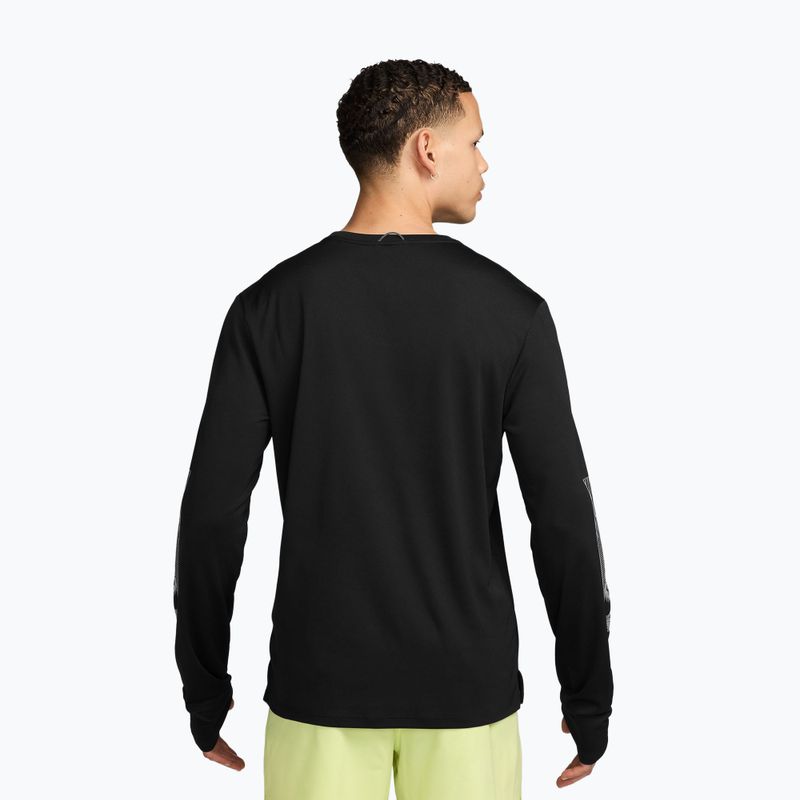 Мъжка блуза за бягане с дълъг ръкав Nike Miler black 2