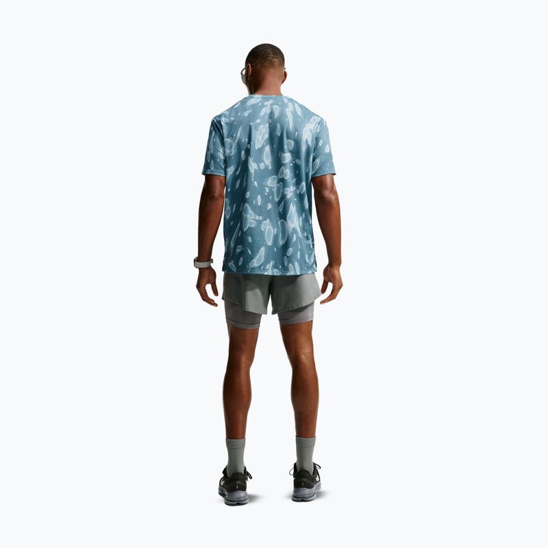 Мъжка тениска за бягане Nike Miler Dri-Fit UV smokey blue 3