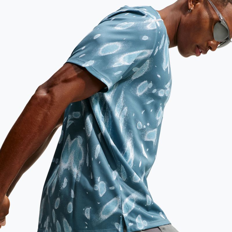 Мъжка тениска за бягане Nike Miler Dri-Fit UV smokey blue 5