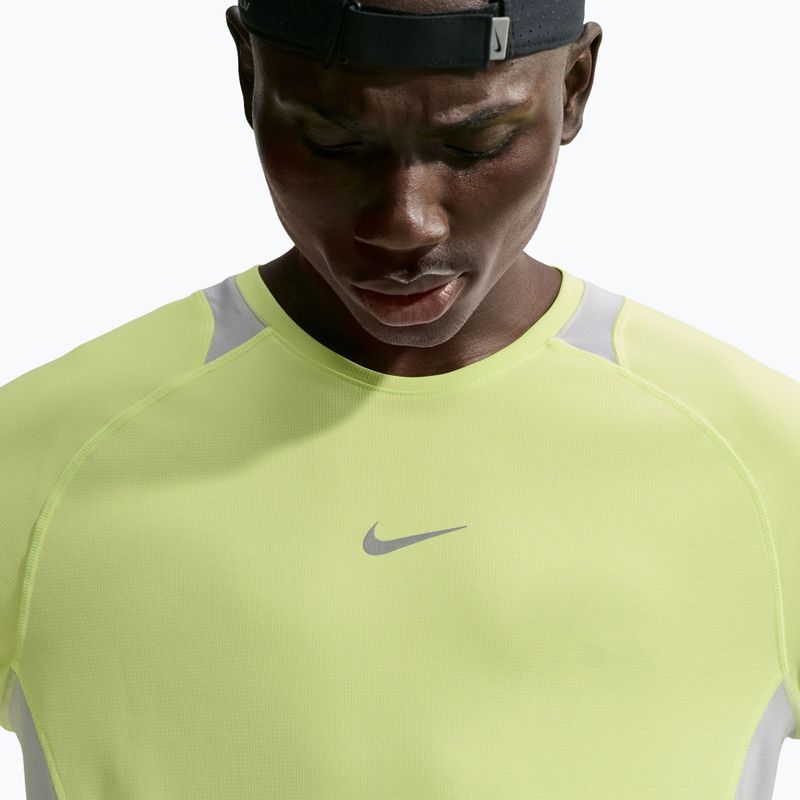 Мъжка блуза за бягане с дълъг ръкав Nike Stride light lemon twist/grey fog 5