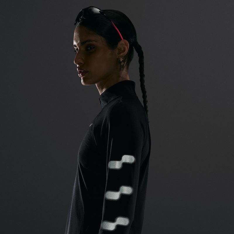 Дамска блуза за бягане с дълъг ръкав Nike Tempo Flash black 7