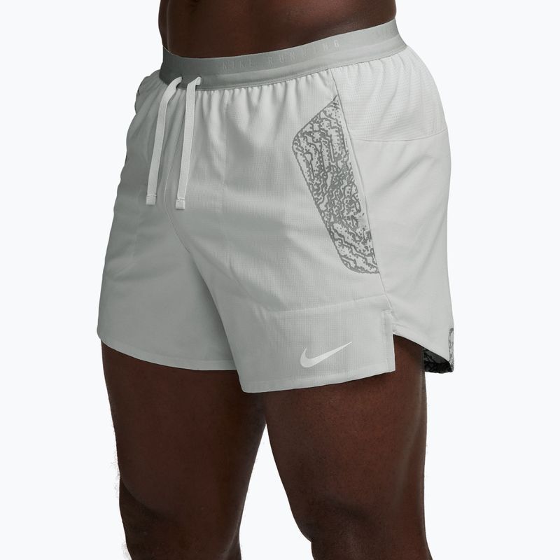 Мъжки шорти за бягане Nike Stride grey fog 3