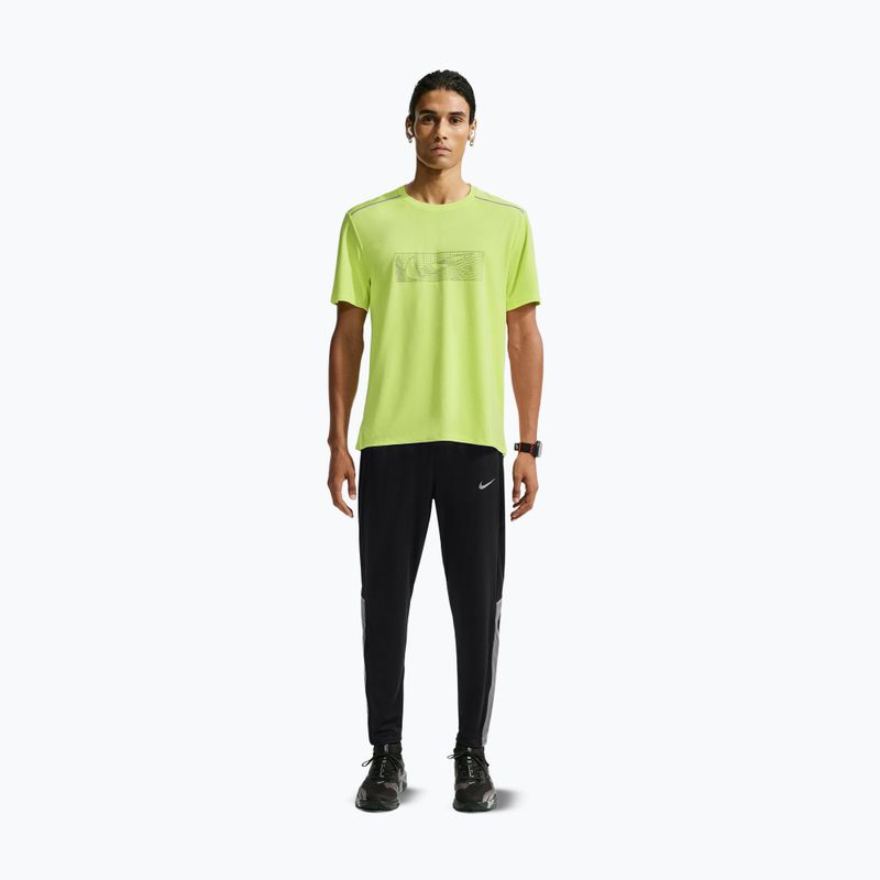 Мъжка тениска за бягане Nike Miler light lemon twist 2