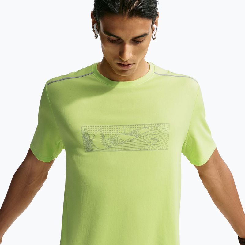 Мъжка тениска за бягане Nike Miler light lemon twist 4