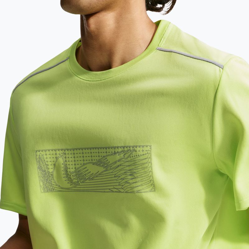 Мъжка тениска за бягане Nike Miler light lemon twist 6