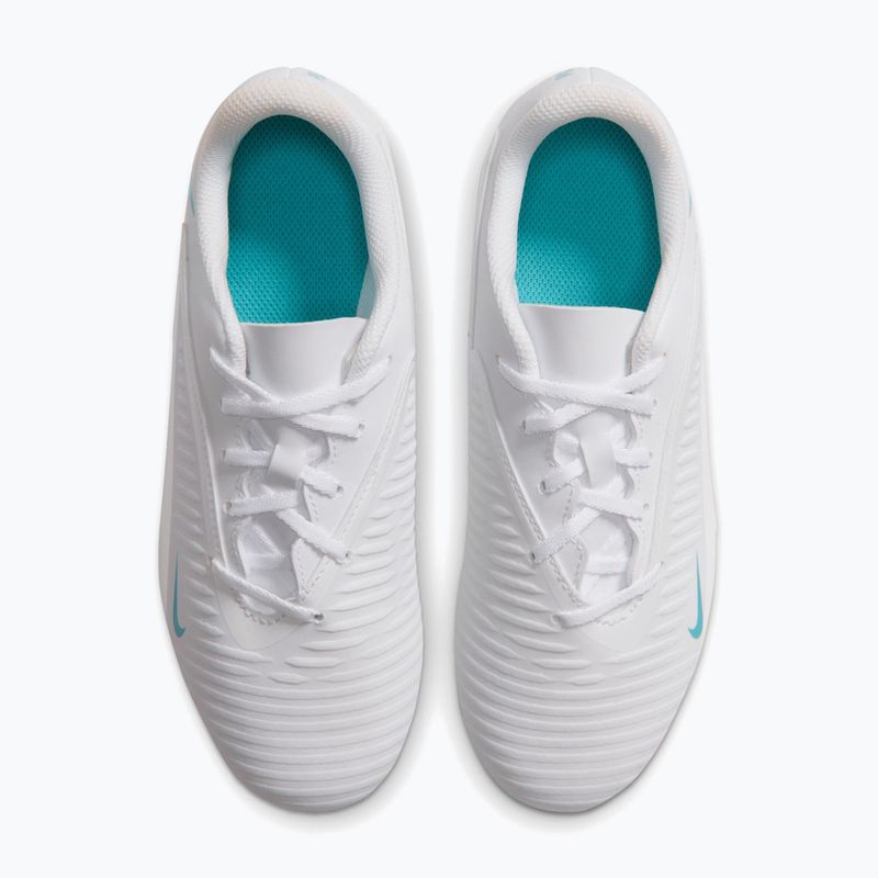 Детски футболни обувки Nike Phantom 6 Low Club Jr MG white/white/dusty cactus 3