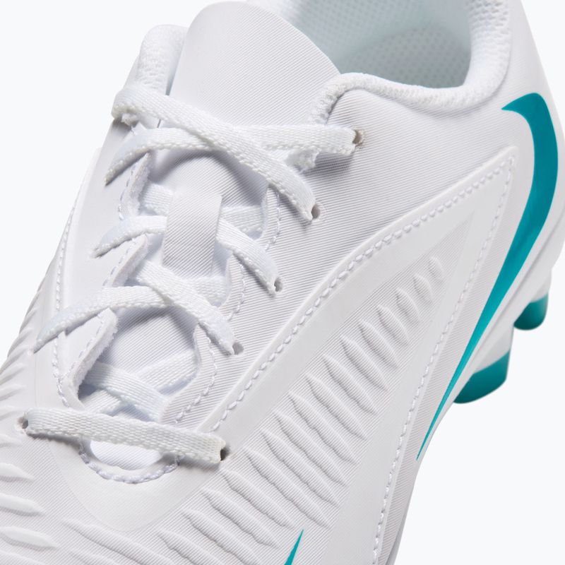 Детски футболни обувки Nike Phantom 6 Low Club Jr MG white/white/dusty cactus 5