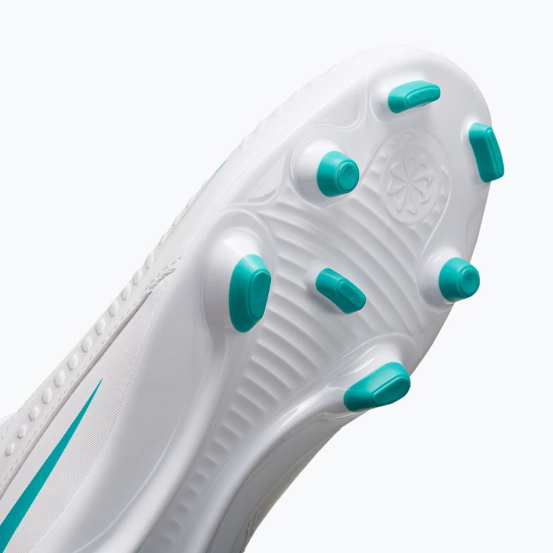 Детски футболни обувки Nike Phantom 6 Low Club Jr MG white/white/dusty cactus 7