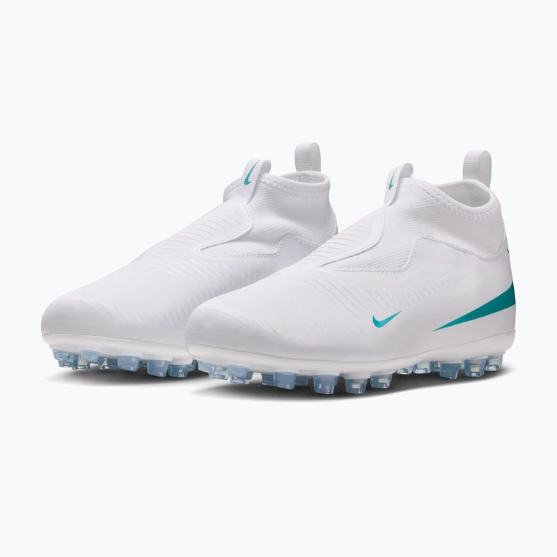Детски футболни обувки Nike Phantom 6 High Academy AG white/white/dusty cactus 3