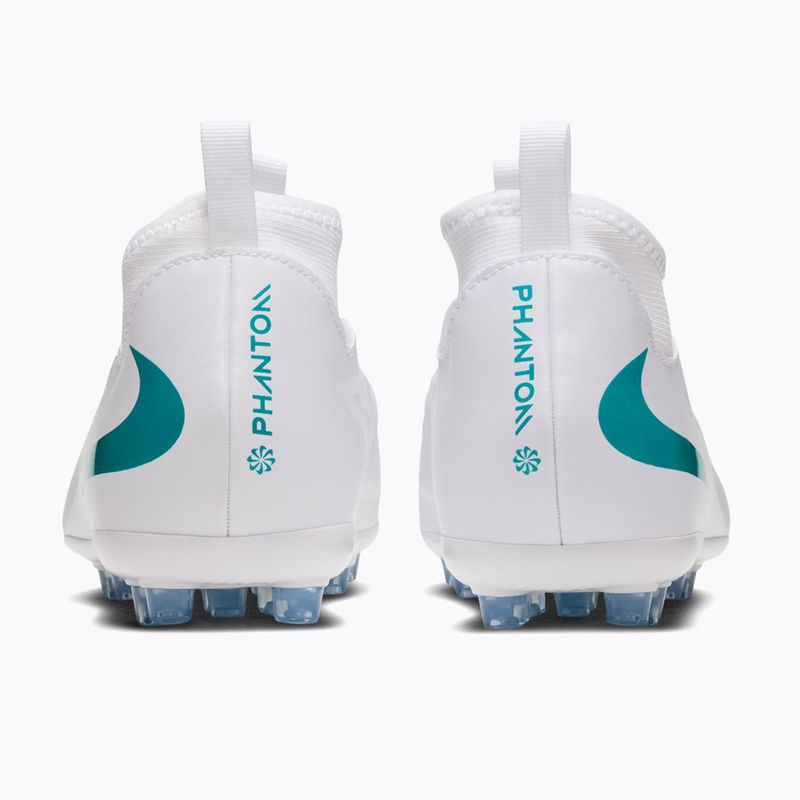 Детски футболни обувки Nike Phantom 6 High Academy AG white/white/dusty cactus 5