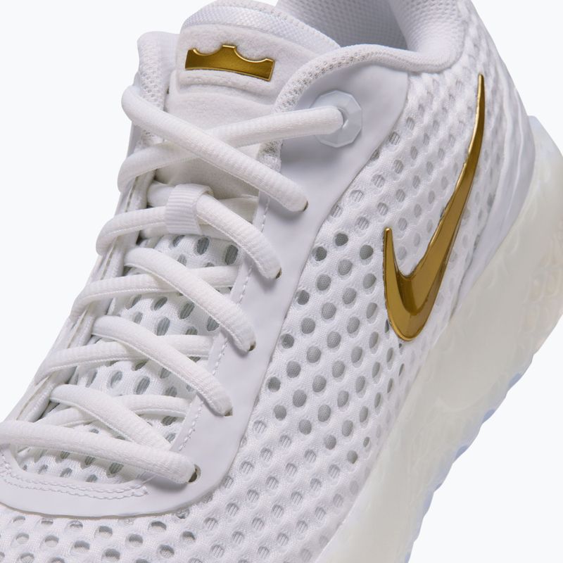 Мъжки обувки за баскетбол Nike LeBron Witness X white/white/photon dust/metallic gold 4