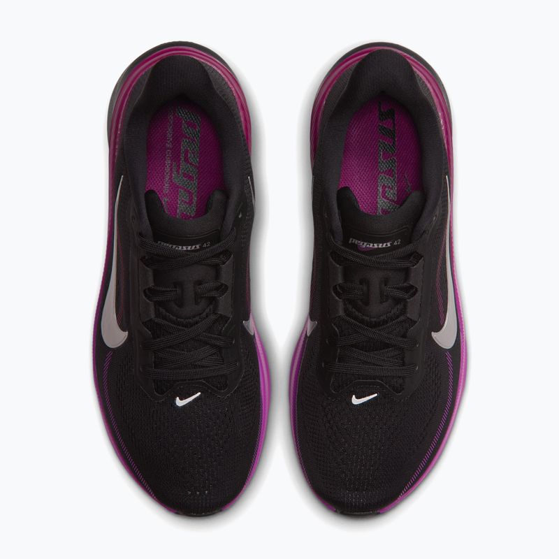 Дамски обувки за бягане Nike Pegasus 42 black/vivid purple/metallic silver 4