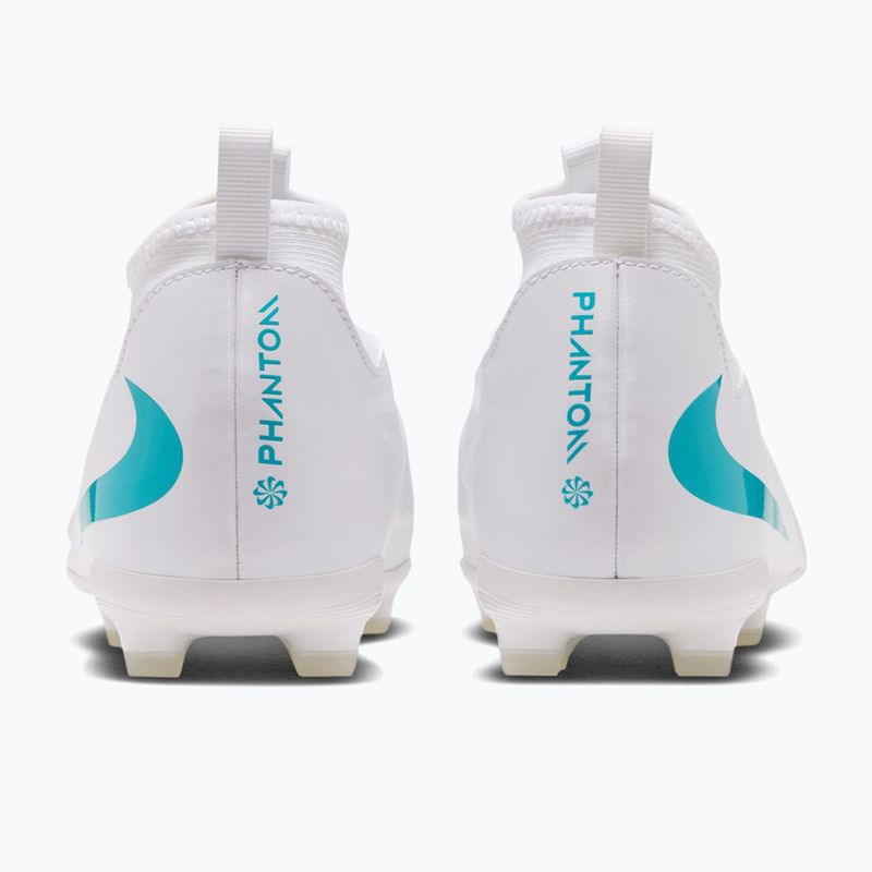 Детски футболни обувки Nike Phantom 6 High Academy Jr FG/MG white/white/dusty cactus 2