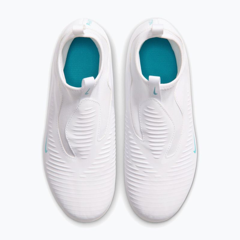 Детски футболни обувки Nike Phantom 6 High Academy Jr FG/MG white/white/dusty cactus 3