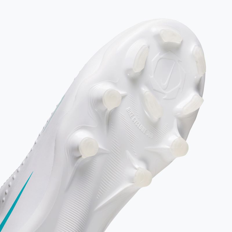 Детски футболни обувки Nike Phantom 6 High Academy Jr FG/MG white/white/dusty cactus 5