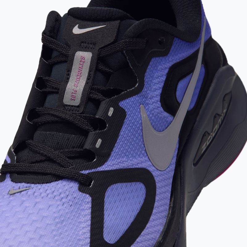 Дамски обувки за бягане Nike Structure Plus Black/Persian Violet/Metallic Silver 5