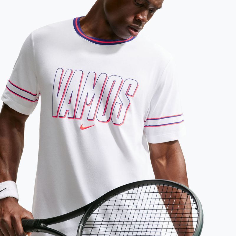 Мъжка тениска Nike Court Dri-FIT Cotton white 4
