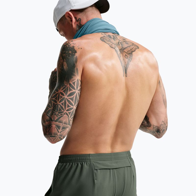 Мъжки панталони за бягане Nike Miler Dri-Fit Woven camo green/mineral slate 5