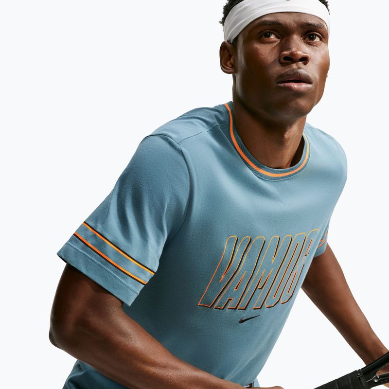 Мъжка тениска Nike Court Dri-FIT Cotton smokey blue 6