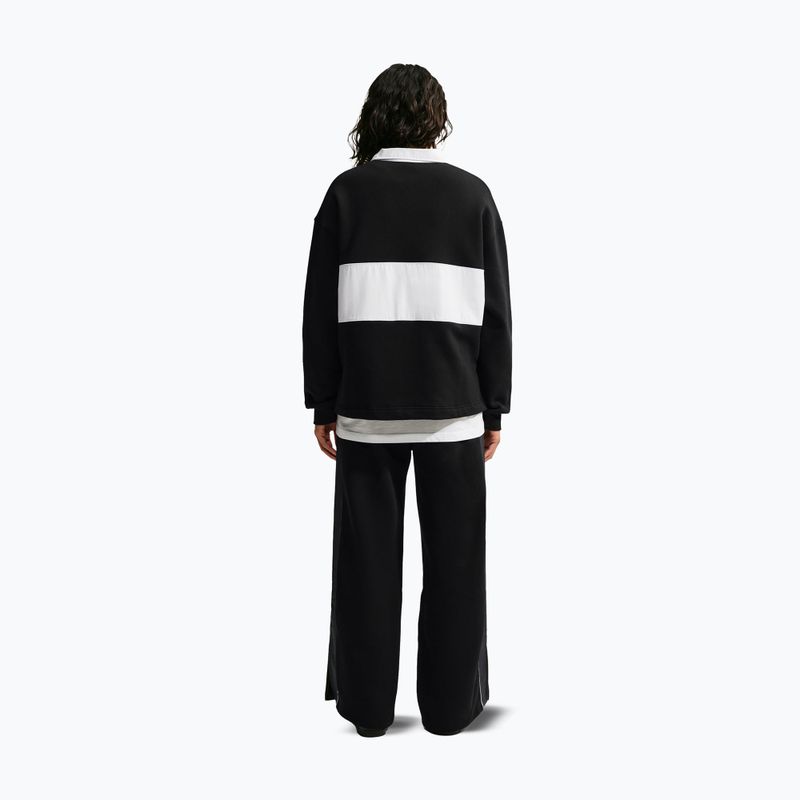 Дамски суитшърт Nike Studio Fleece Medium Weight total black/sail/sail 3