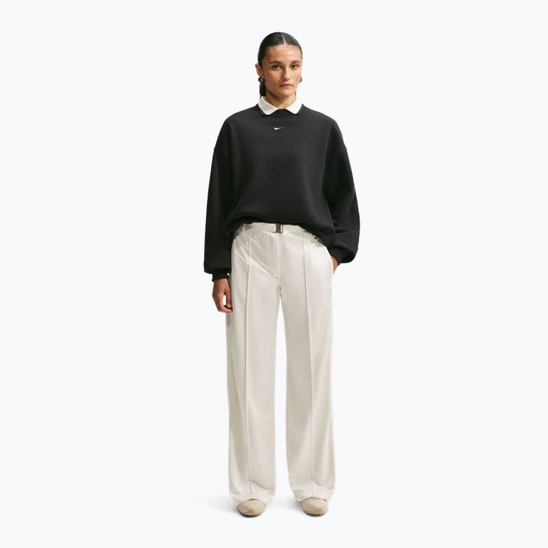 Дамски суитшърт Nike Studio Fleece Medium Weight total black/sail 2