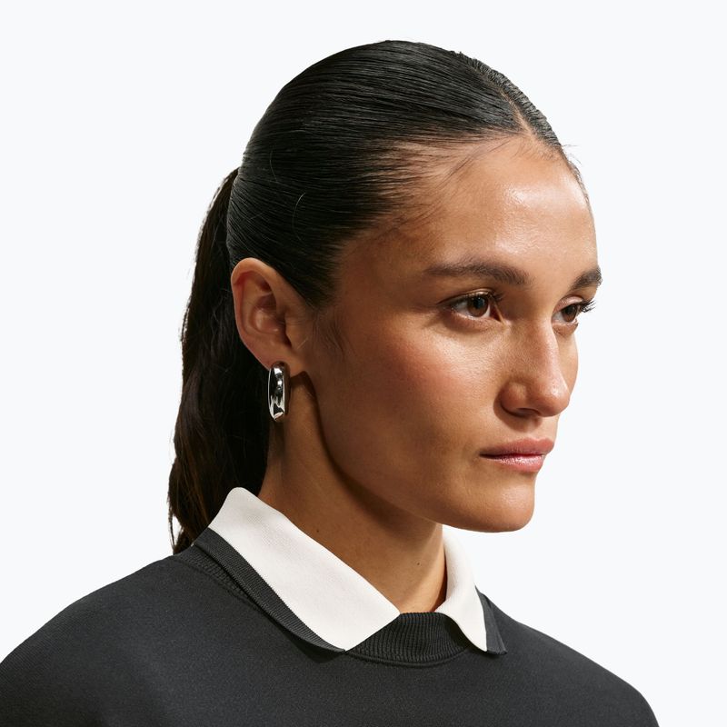 Дамски суитшърт Nike Studio Fleece Medium Weight total black/sail 6