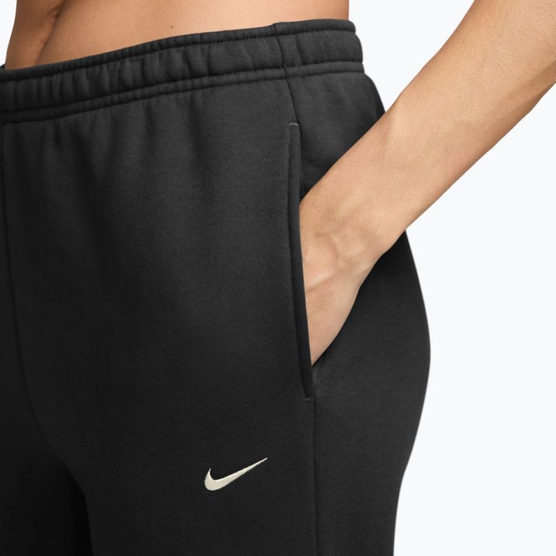 Дамски панталони Nike Studio Fleece total black/sail 3