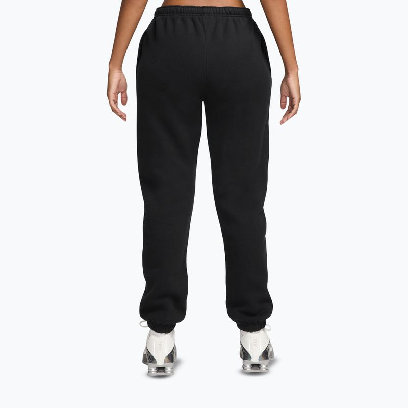 Дамски панталони Nike Studio Fleece total black/sail 2