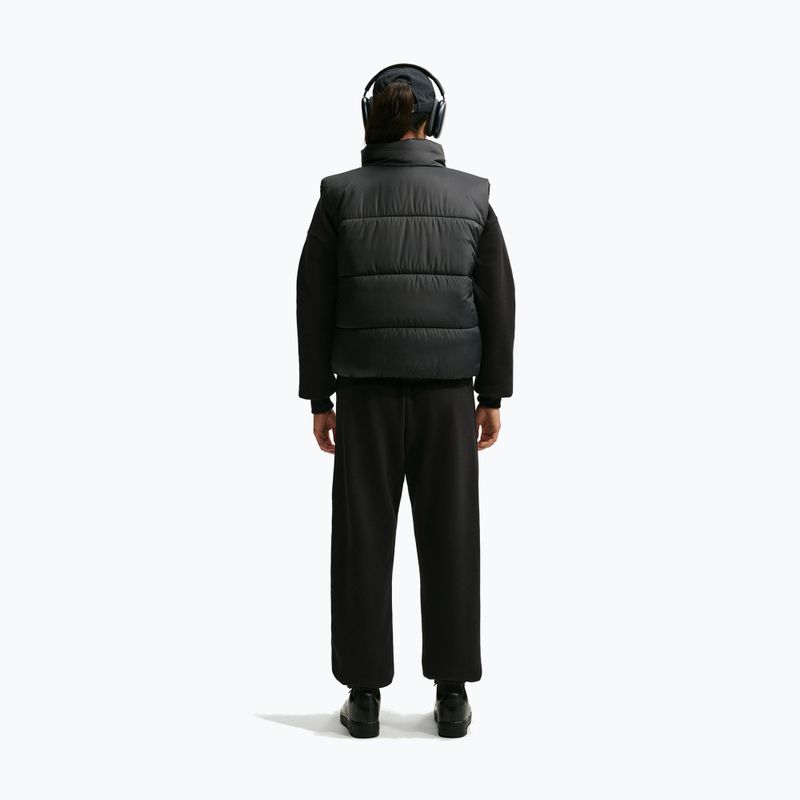 Дамски панталони Nike Studio Fleece Medium Weight total black/sail 3